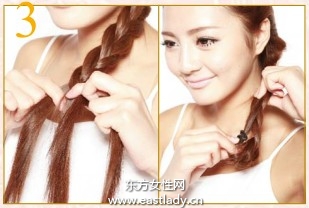 簡單又實(shí)用的蝎子辮的編法圖解