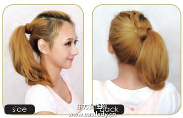 最新側(cè)邊馬尾發(fā)型設(shè)計 給人可愛俏皮的感覺