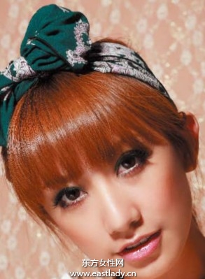 蝴蝶結(jié)搭配劉海演繹摩洛哥風(fēng)情