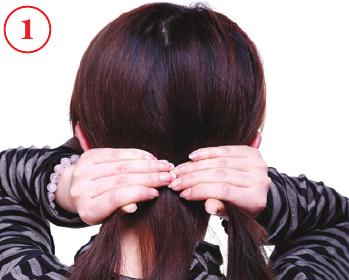 編發(fā)圖解打造甜美小女人麻花辮