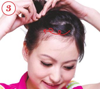 2012新款馬尾辮的扎法 大臉變小臉