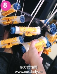 時(shí)尚卷發(fā)造型基本步驟體現(xiàn)女性溫婉秀麗