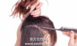 鵝黃色尖嘴夾搭配中長發(fā)透出嬌媚感