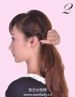 2013最新馬尾辮的扎法圖解