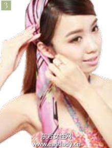 側(cè)三股絲帶編發(fā)休閑旅行首選發(fā)型