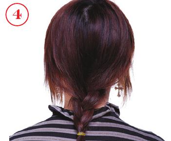 編發(fā)圖解打造甜美小女人麻花辮