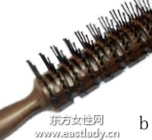 不同用途發(fā)梳打造隨意發(fā)型