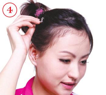2012新款馬尾辮的扎法 大臉變小臉