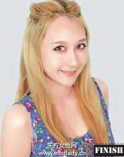 blingbling發(fā)飾夾打造維多利亞風情小發(fā)辮