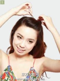 側(cè)擰卷花苞頭發(fā)型設(shè)計(jì)在平凡中大放異彩