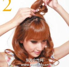 糖果蝴蝶結(jié)發(fā)型 散發(fā)女性成熟魅力