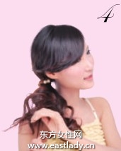 居家小束發(fā)發(fā)型設(shè)計使人活潑有氣息