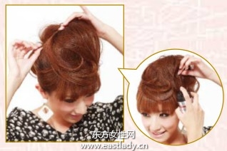 辣妹風(fēng)格高盤發(fā)性感中透露著華麗