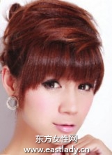 蓬松頭發(fā)型大臉變小臉