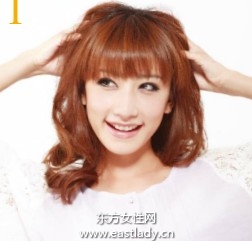 可愛空心卷發(fā)型設(shè)計煥發(fā)柔美服帖感