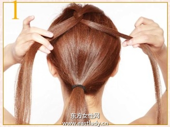 簡單又實用的蝎子辮的編法圖解