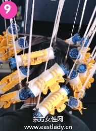 時(shí)尚卷發(fā)造型基本步驟體現(xiàn)女性溫婉秀麗