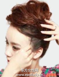 2013最新蓬松高盤發(fā)造型 給人瀟灑不拘一格之感