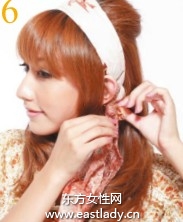 束發(fā)+分區(qū)讓你變飄逸發(fā)型