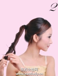 小小束發(fā)配對夾清爽至極