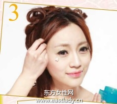 泡泡卷古歐編發(fā)營(yíng)造公主般華貴氣質(zhì)