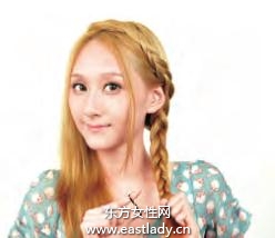 2013今年最流行的發(fā)型清爽辮盤發(fā)發(fā)型