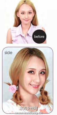 清純可愛長(zhǎng)發(fā)大辮子的編法