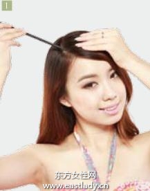 側(cè)三股絲帶編發(fā)休閑旅行首選發(fā)型