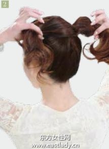 清新菠蘿頭造型給人陣陣春意