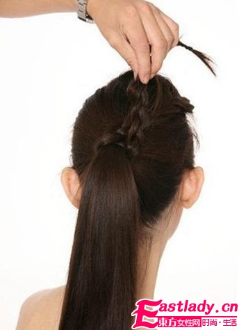 2013新款法式麻花辮的編法大方得體