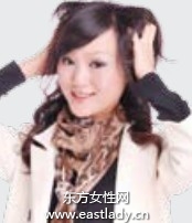 卷發(fā)棒發(fā)帶打造輕盈可愛發(fā)型