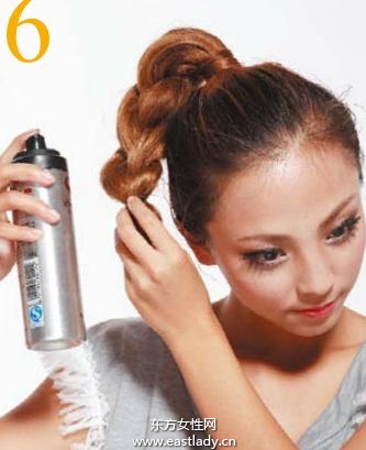 2013新款馬尾辮的扎法圖解