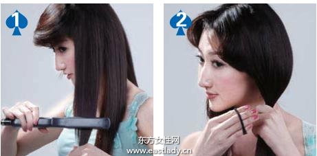 雙排低馬尾發(fā)型設計 塑造鄰家女孩柔美風范