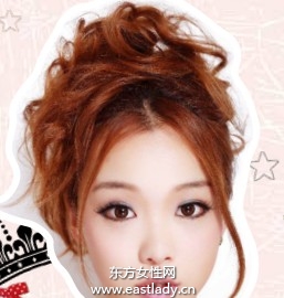 適合頭發(fā)少的MM馬尾辮綁法