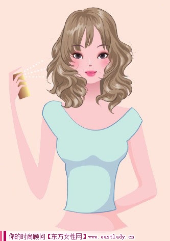 2012流行發(fā)型之日系夏日卷發(fā) 讓你下巴更顯尖