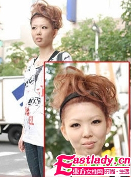 日本最新街頭美女時(shí)尚發(fā)型抓拍