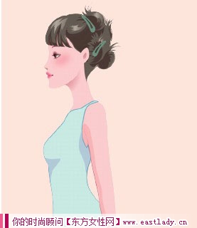 高雅古典盤發(fā)步驟起圓潤臉型作用