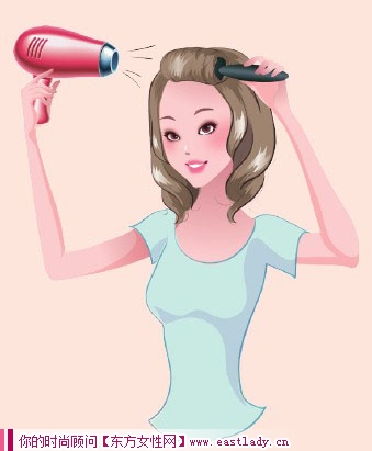 簡單五步卷發(fā)發(fā)型造型 時尚高雅