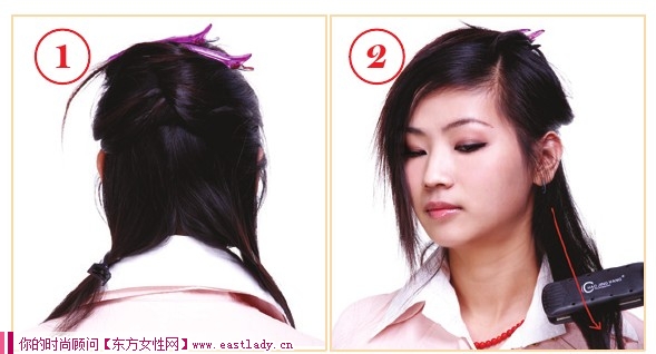 DIY最新潮的卷發(fā)發(fā)型