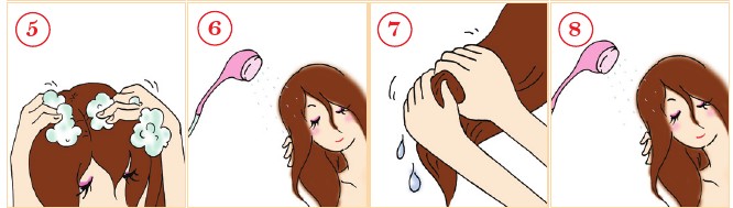 正確的洗發(fā)方法 讓秀發(fā)保持清潔狀態(tài)