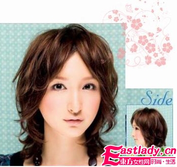 風(fēng)情劉海 打造最美蓬松卷發(fā)