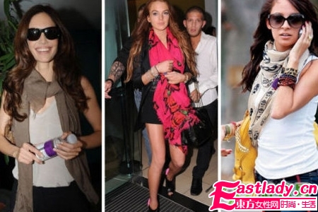 09秋冬時(shí)尚風(fēng) 發(fā)型圍巾的絕配