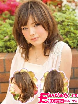 09秋季超甜美日系中長(zhǎng)卷發(fā)造型