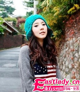 韓式冬季時尚知性的可人發(fā)型