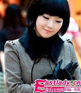 韓式冬季時尚知性的可人發(fā)型