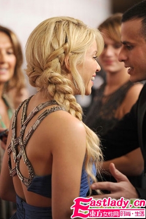 女星三款超美精致麻花辮