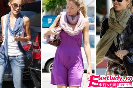 09秋冬時尚風(fēng) 發(fā)型圍巾的絕配