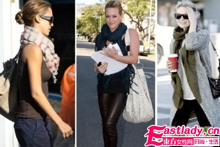 09秋冬時尚風 發(fā)型圍巾的絕配