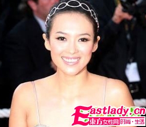 章子怡示范時尚甜美新娘發(fā)型