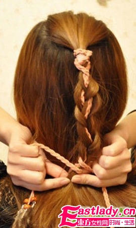 波西米亞發(fā)辮步驟圖解